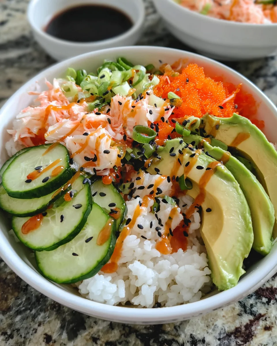 California Roll Sushi Bowls