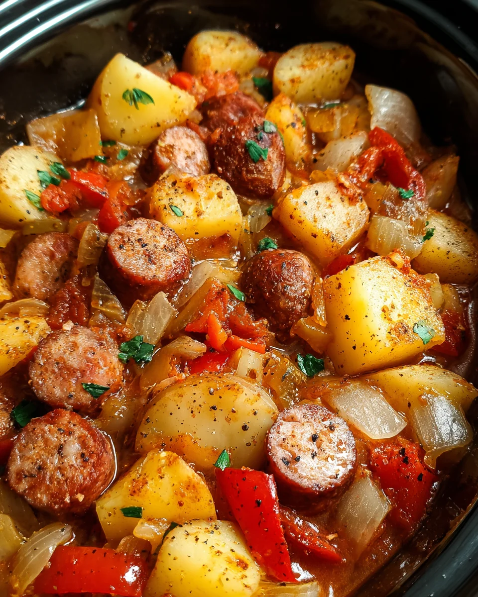 Crockpot Sausage Casserole