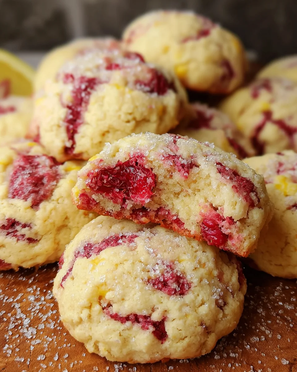 Lemon Raspberry Cookies Soft Batch