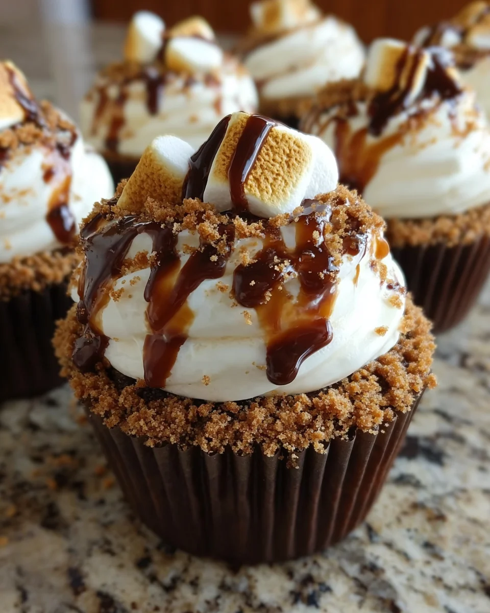 Heavenly S’mores Cupcake