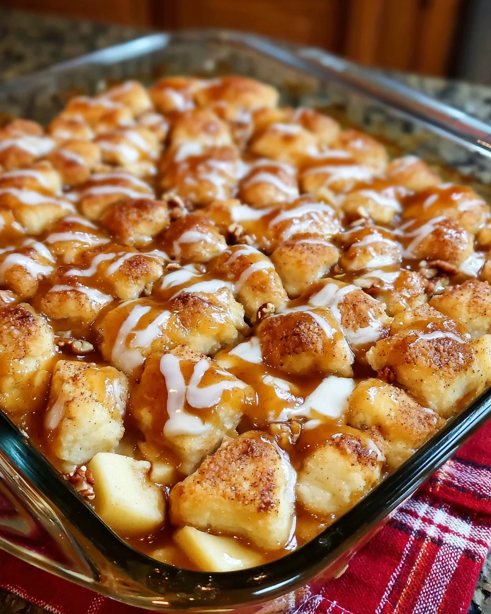 Apple Bubble Up Casserole