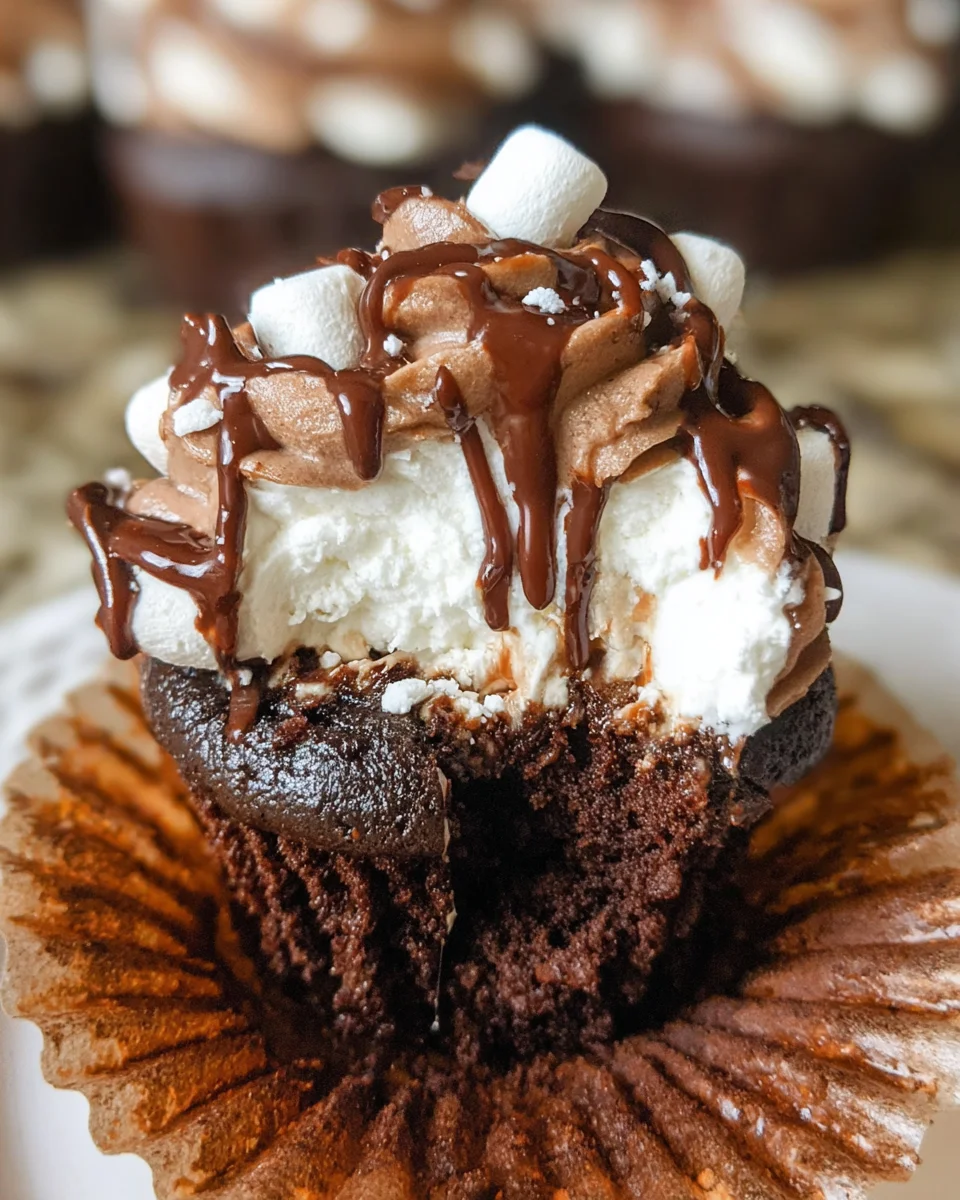 Mississippi Mud Cupcakes