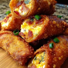 Bacon Jalapeño Popper Eggrolls