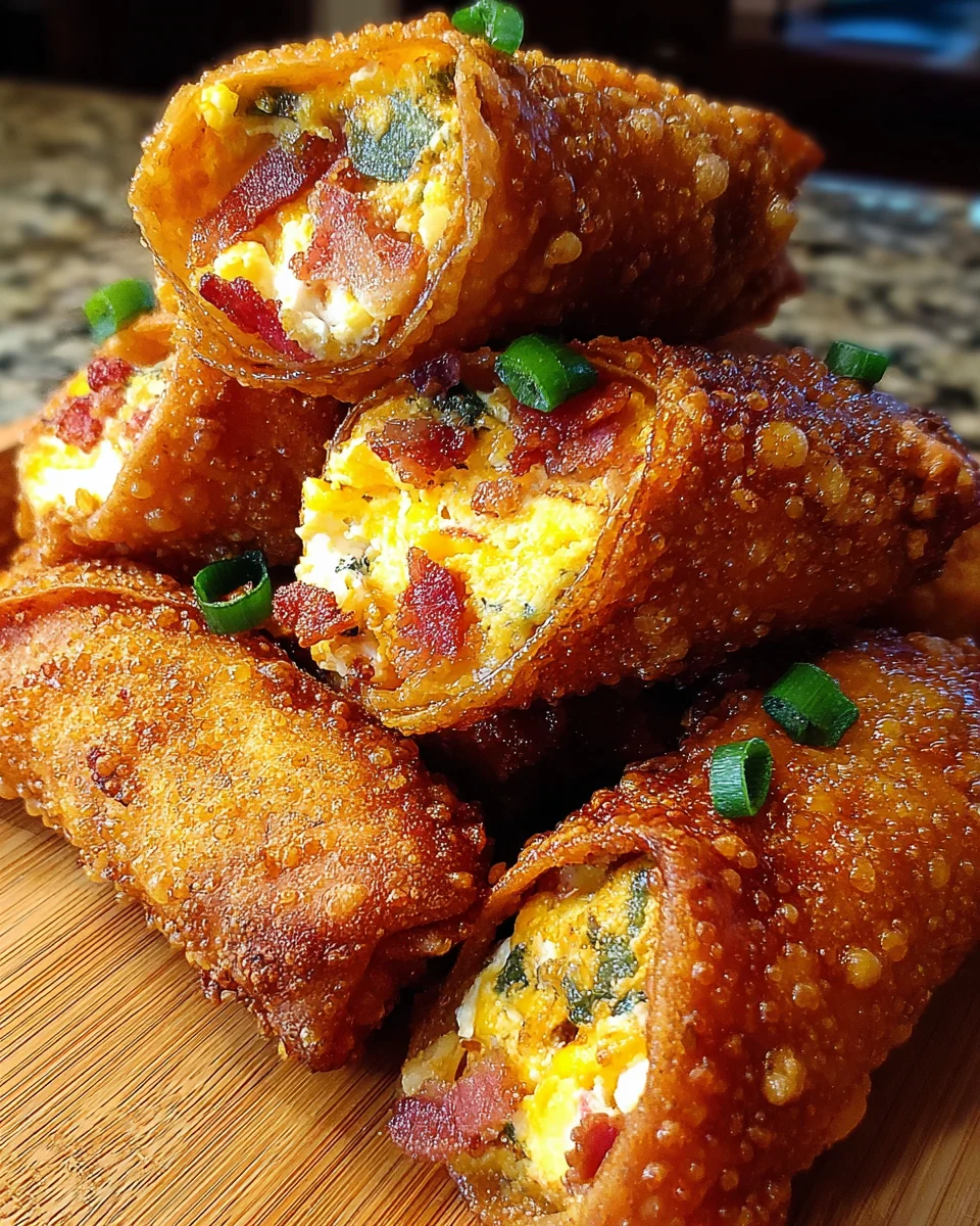 Bacon Jalapeño Popper Eggrolls