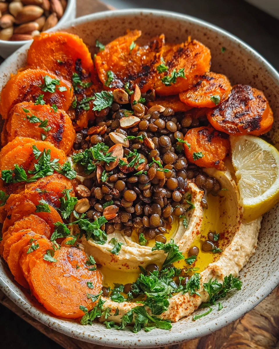 Carrots and Lentils Bowl