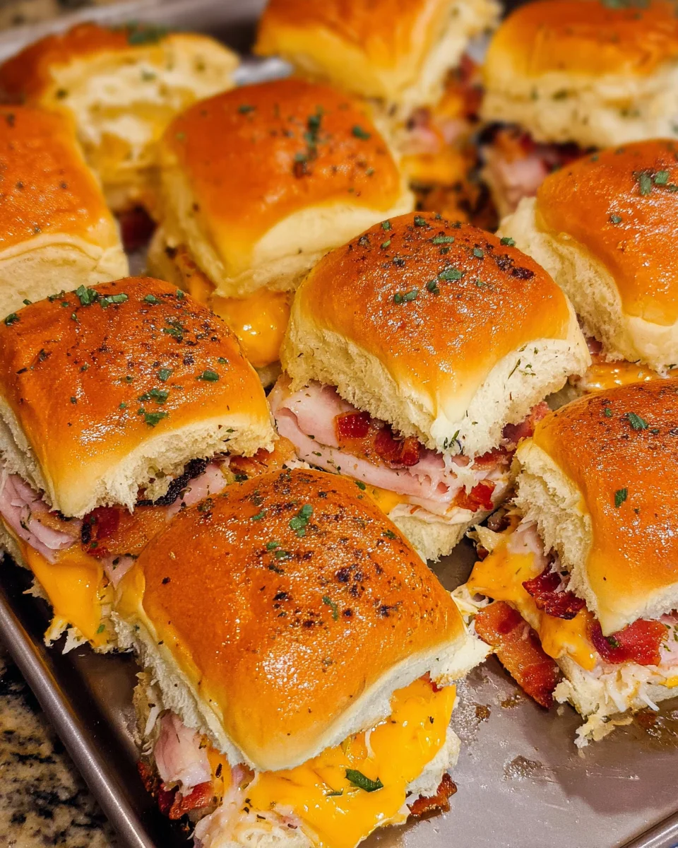 Turkey Bacon Ranch Sliders