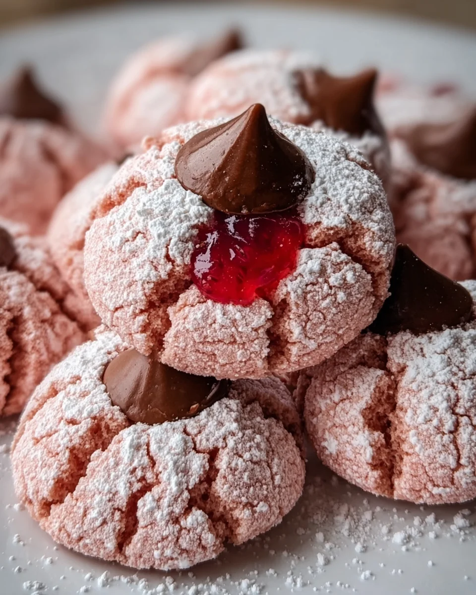Strawberry Kiss Cookies