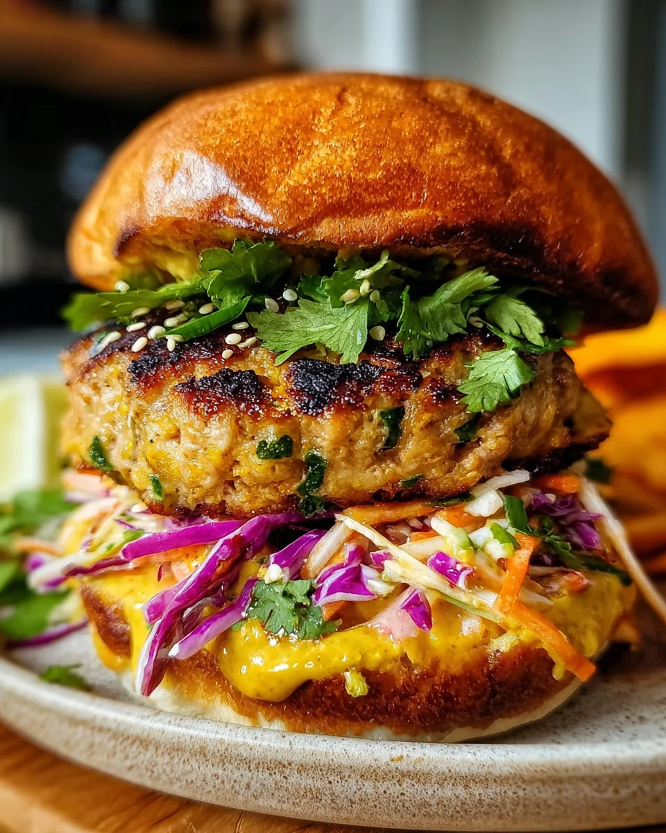 Jalapeño Curry Turkey Burgers