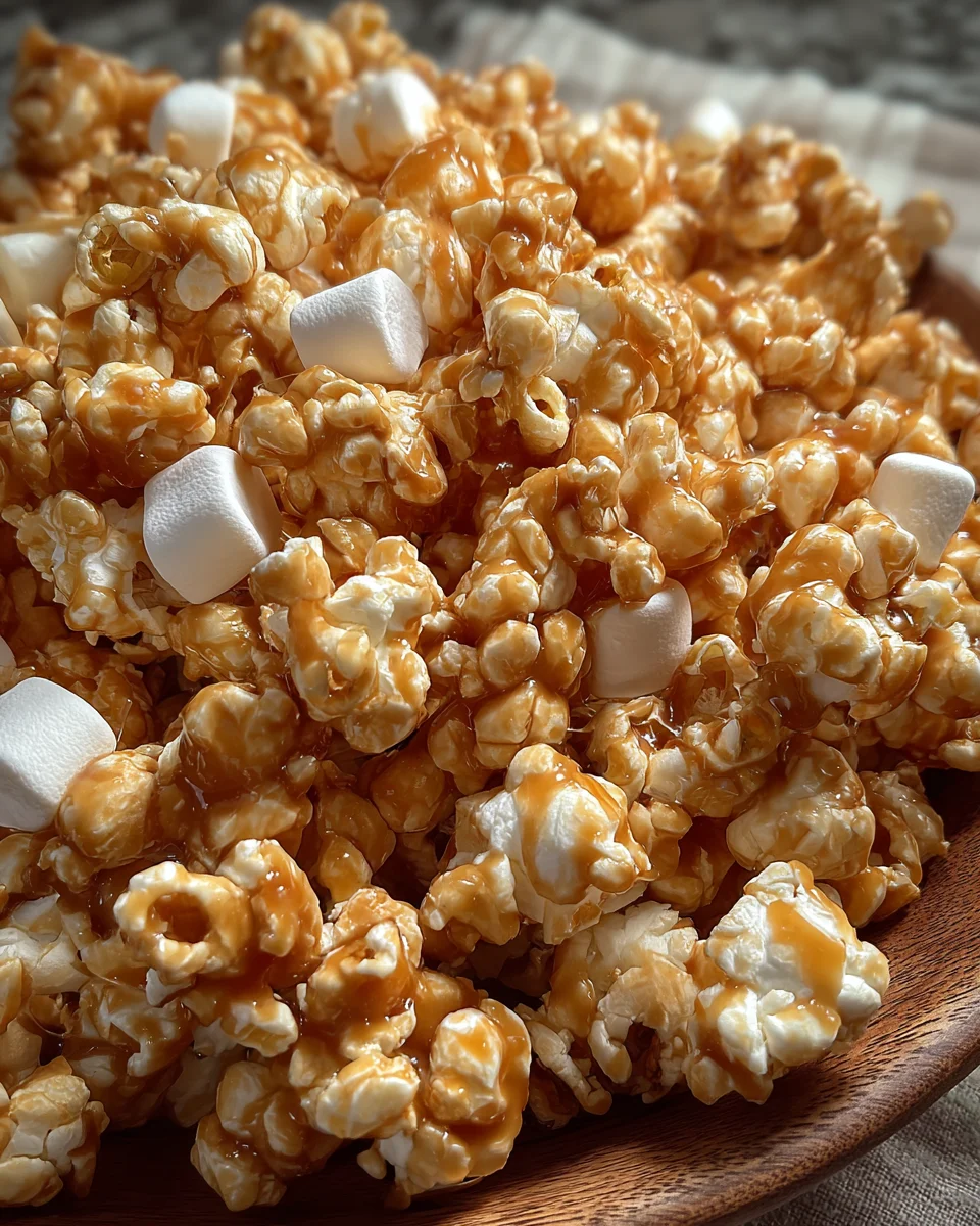 Marshmallow Caramel Corn Delight
