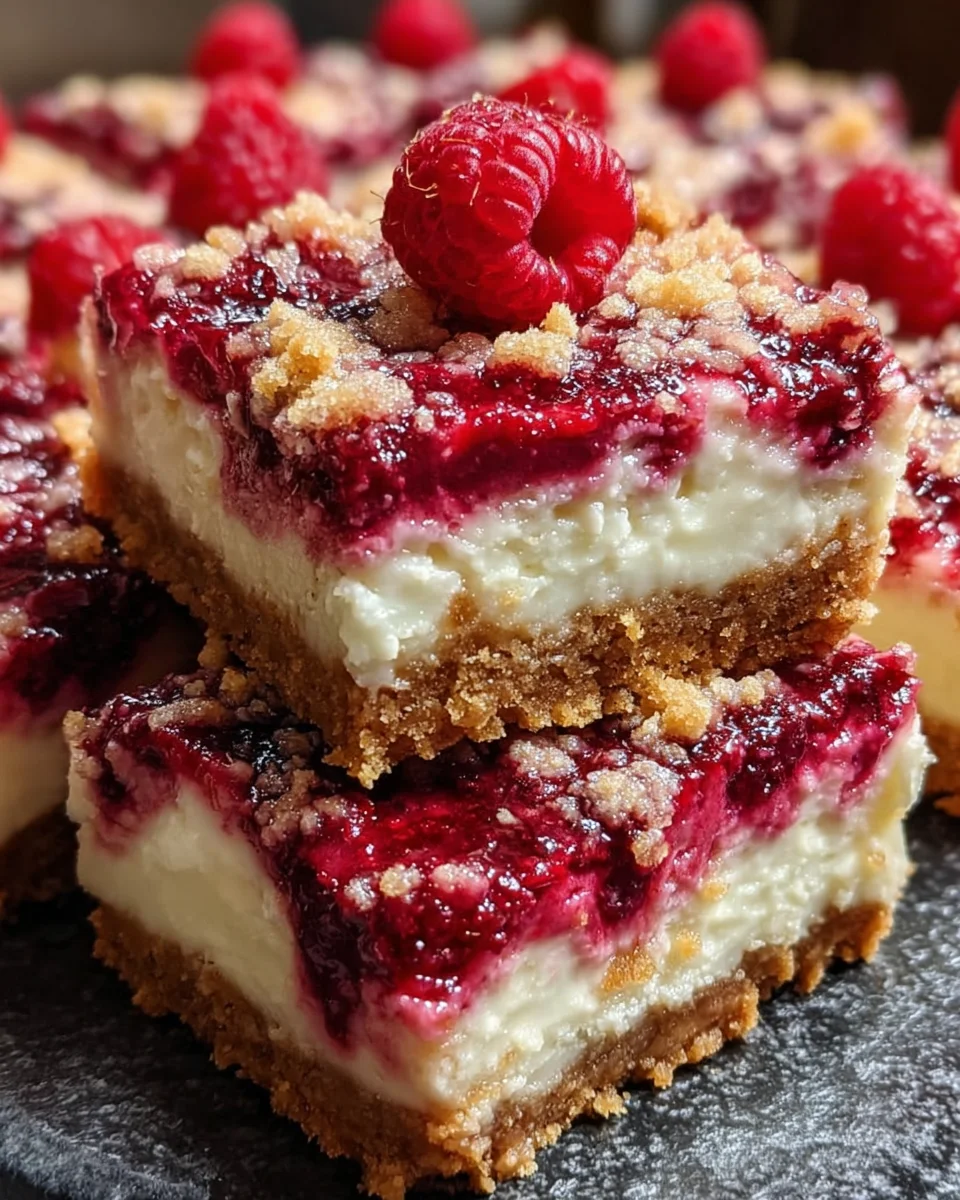 Raspberry Cheesecake Bars