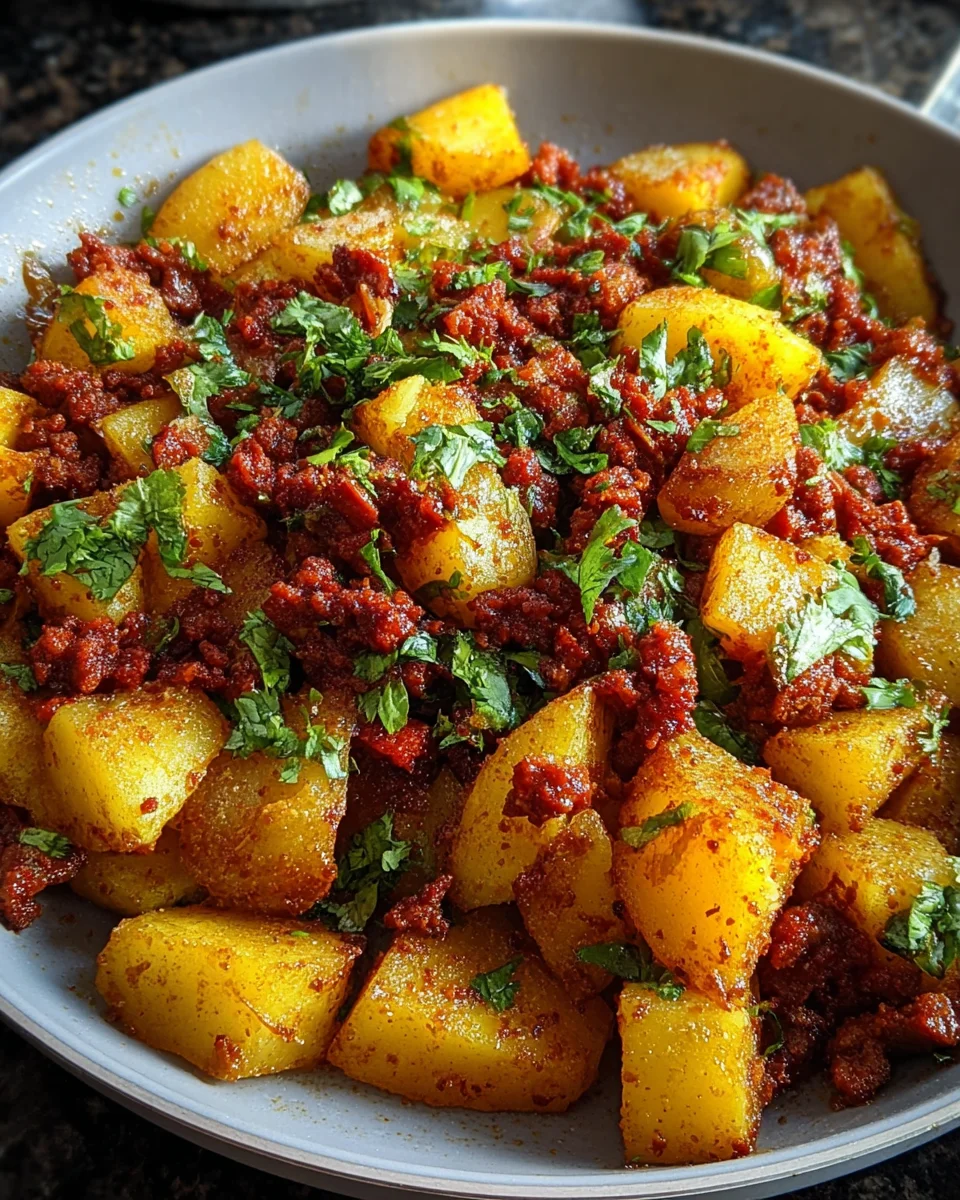 Mexican Papas con Chorizo