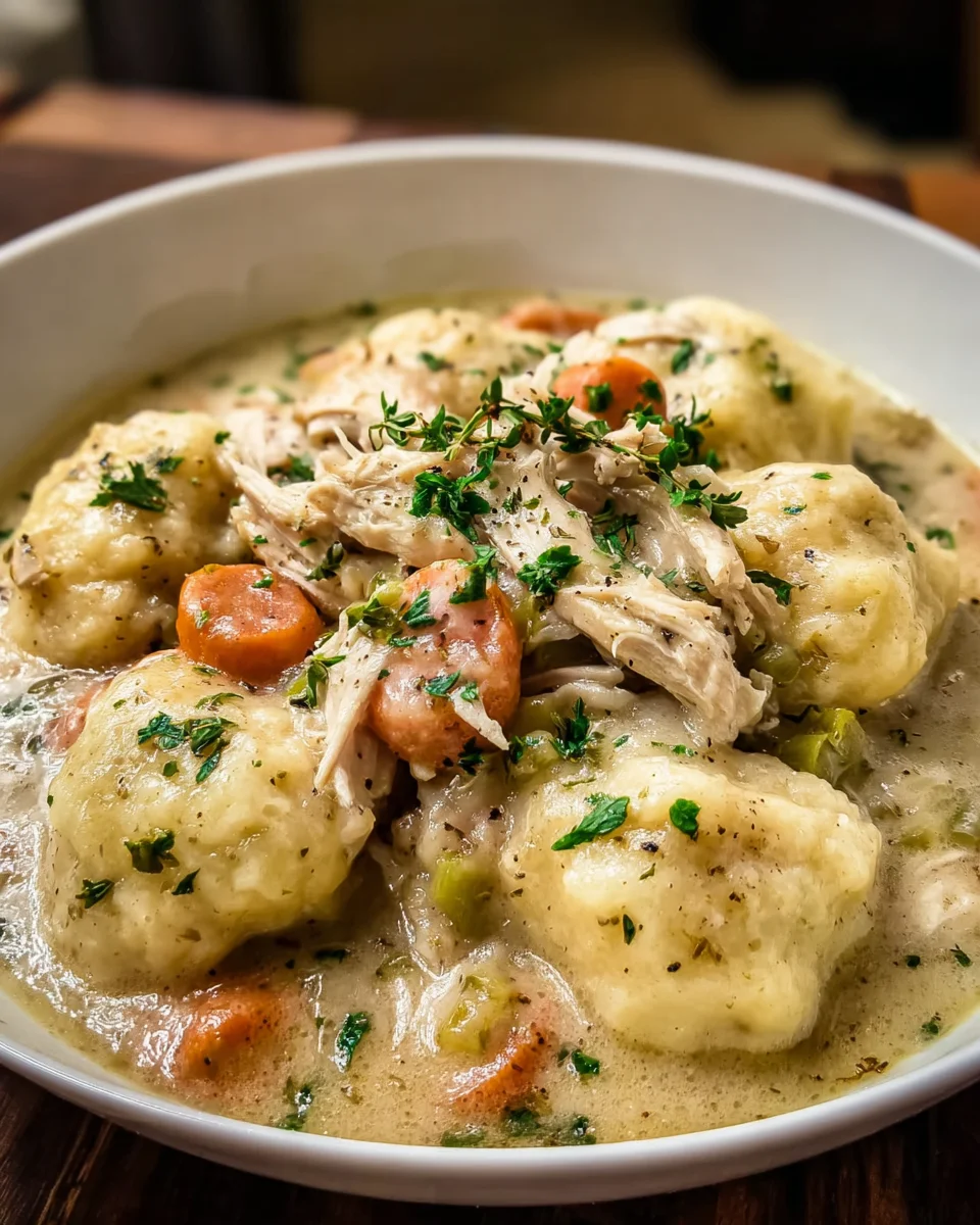 Crockpot Chicken and Dumplings