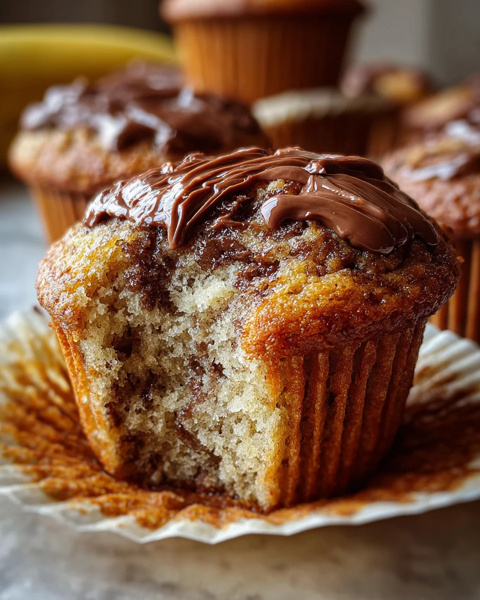 Nutella Banana Muffins