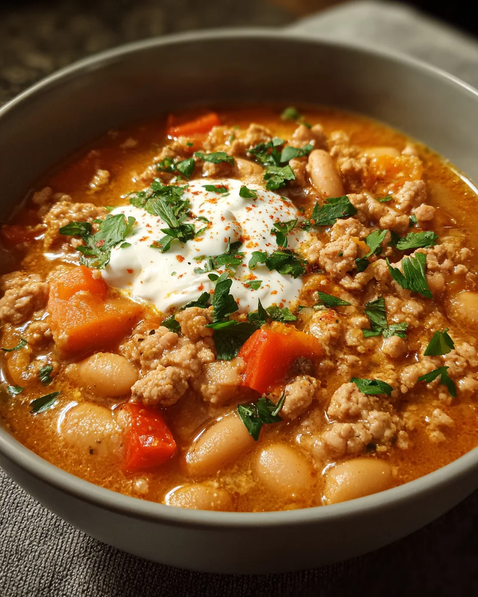 Creamy Turkey Pumpkin Chili