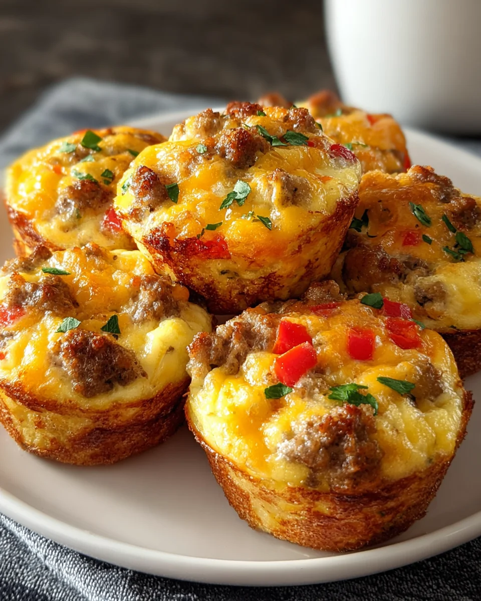 Savory Sausage Egg Bites