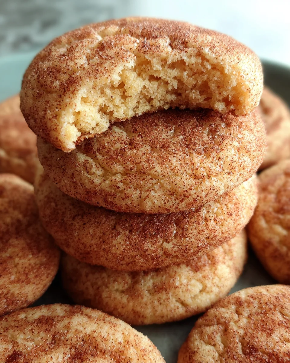 Soft Sensational Snickerdoodles Cookies