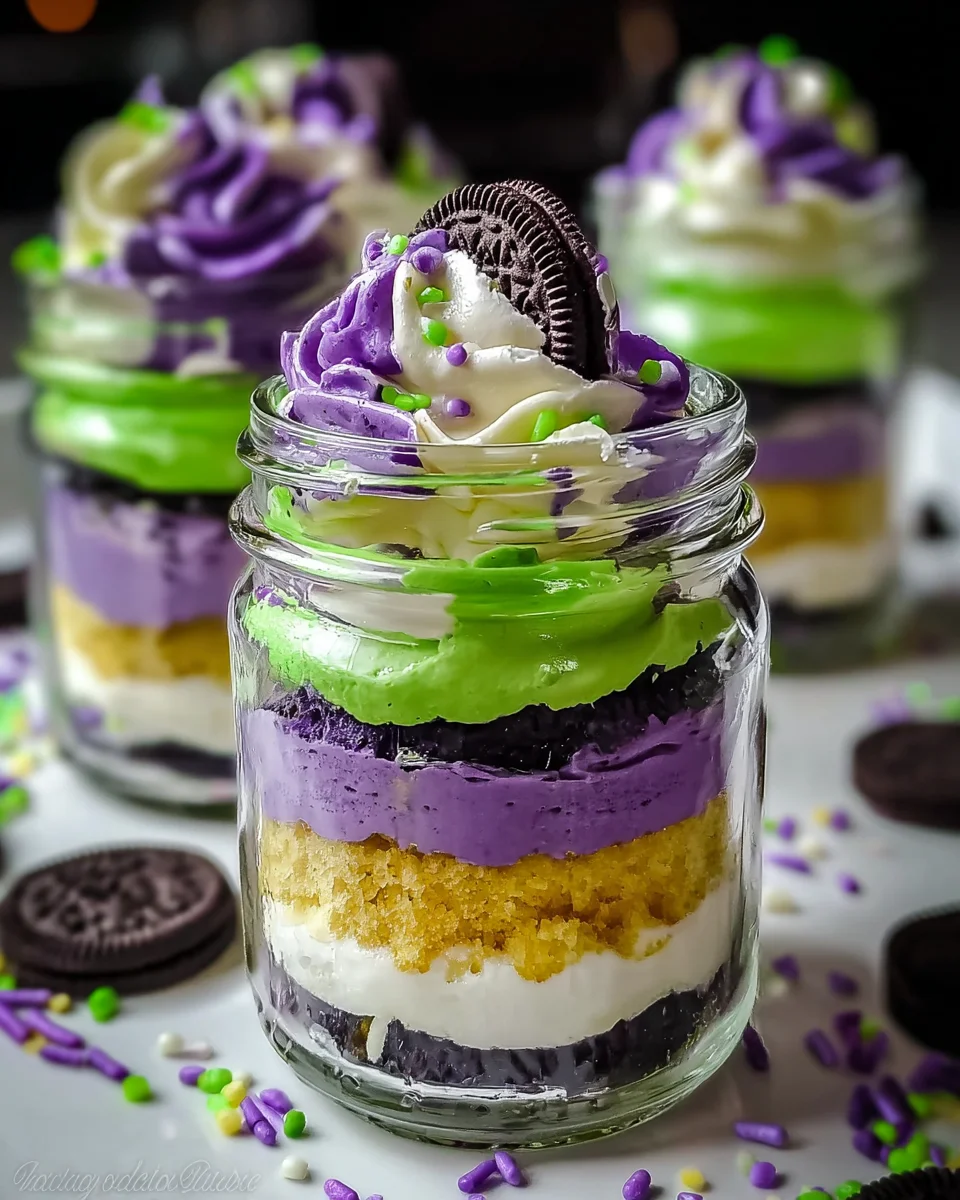 Ghoulishly Fun Beetlejuice Mini Trifles