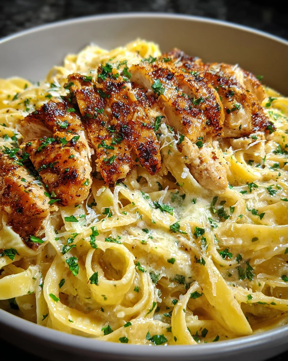 Cajun Chicken Fettuccine Alfredo