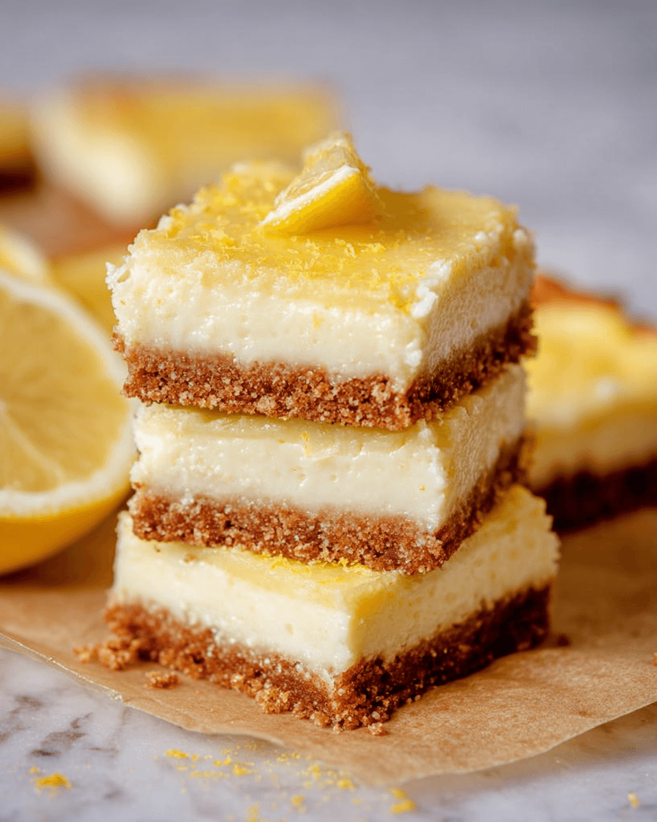 Lemon Cheesecake Bars