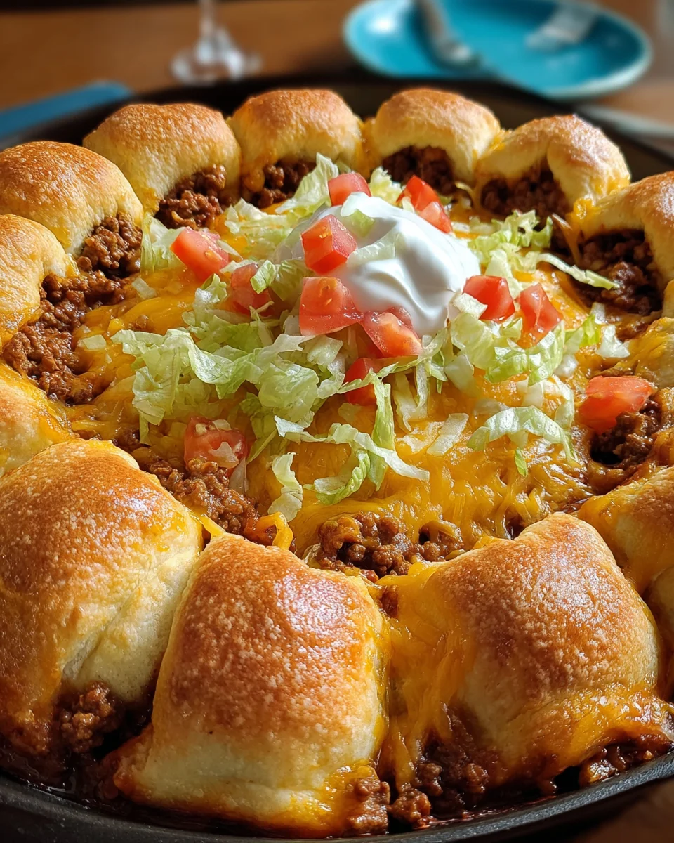 Pillsbury Crescent Roll Taco Bake