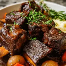 Super Tender Crockpot Beef Short Ribs