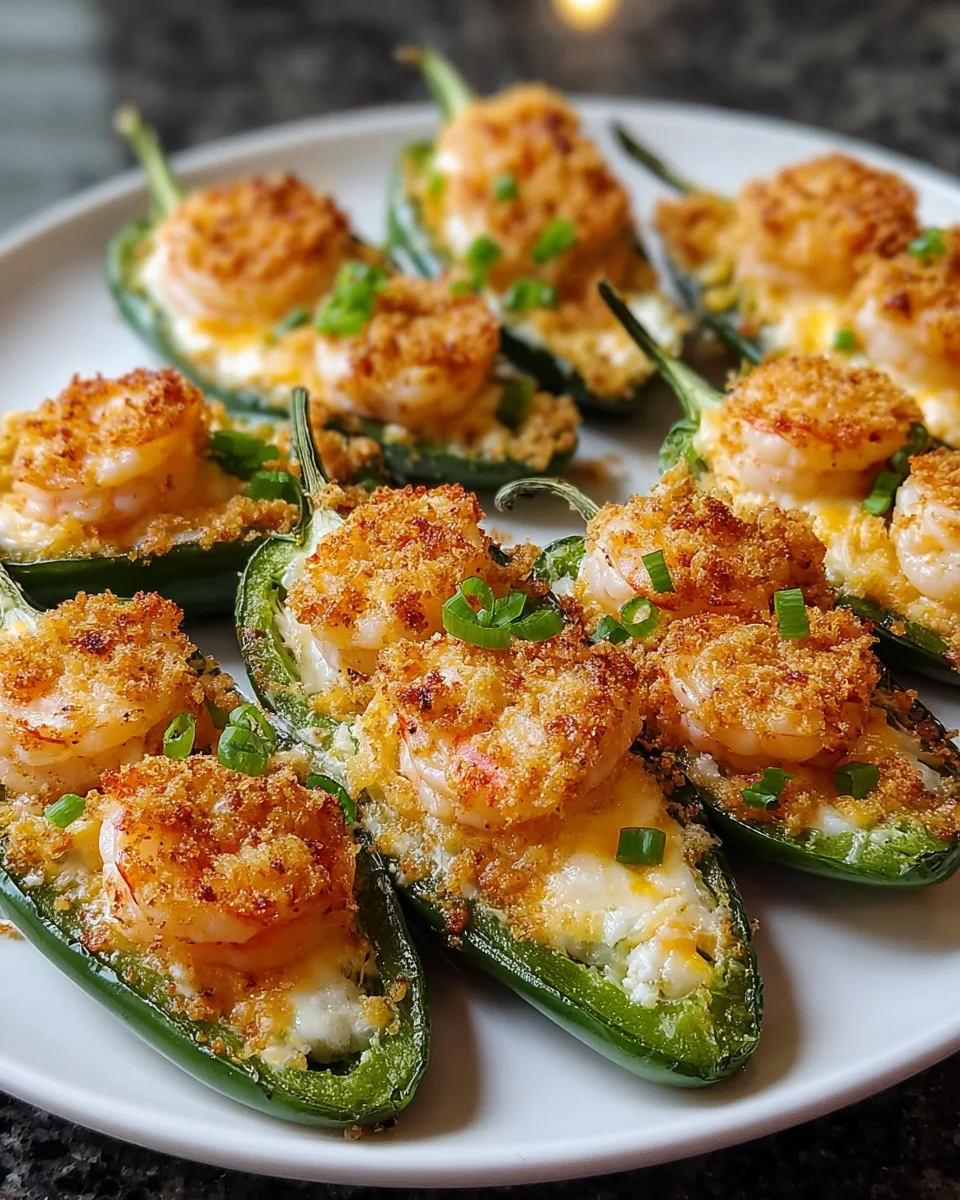 Shrimp Stuffed Jalapeño Poppers