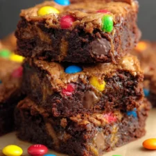 M&M Brownies Chocolate Fudge