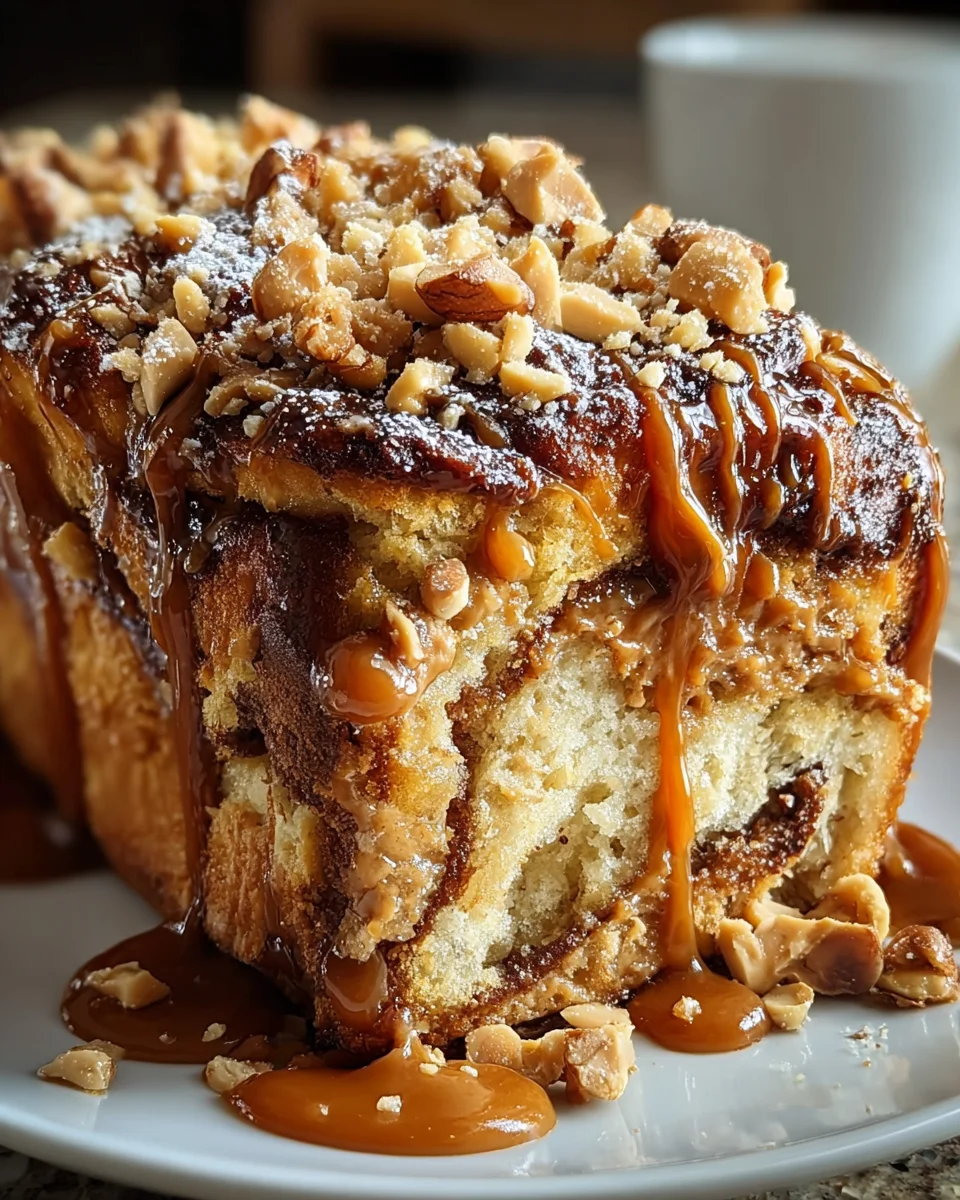 Peanut Butter Caramel Bread