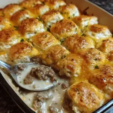Biscuits and Gravy Bake