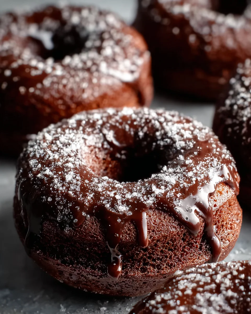 Homemade Chocolate Old-Fashioned Doughnuts