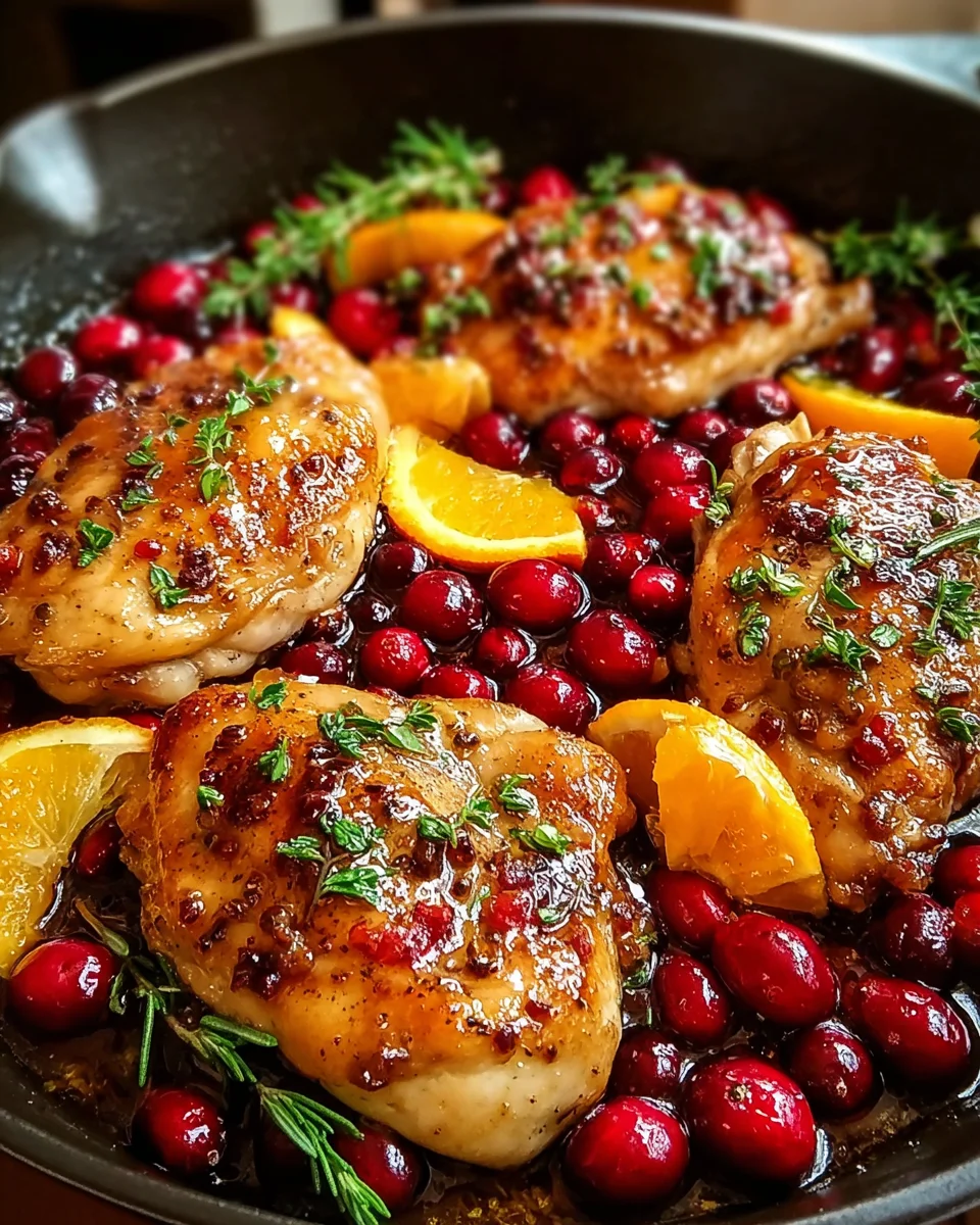 Cranberry Orange Chicken