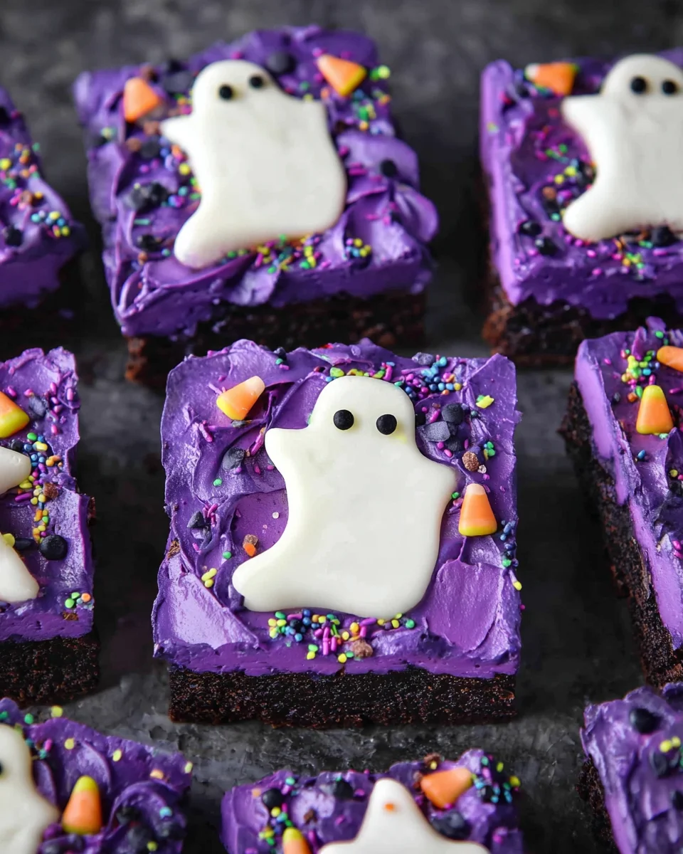 Spooky Ghost Brownies