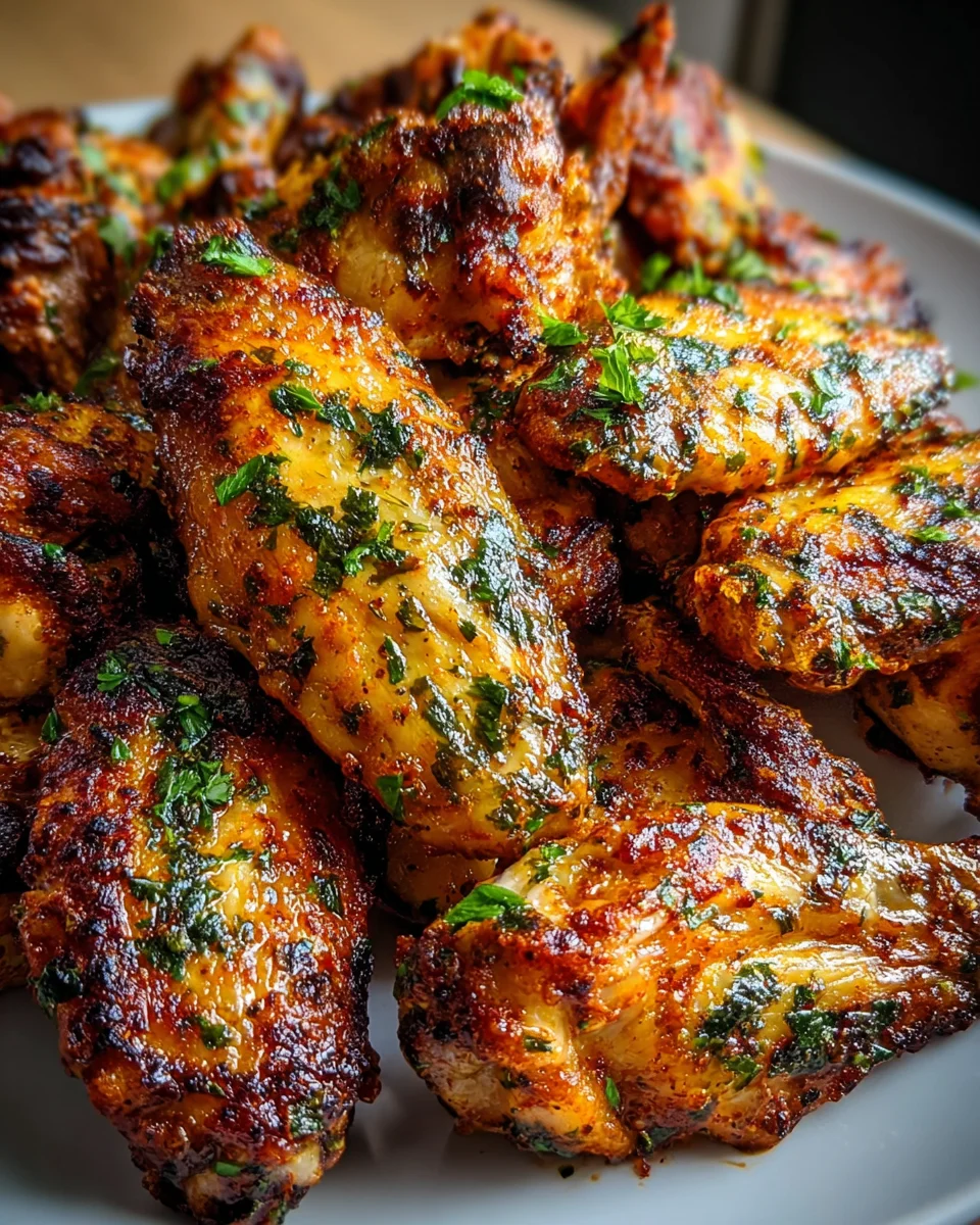 Cajun Garlic Chicken Wings