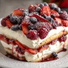 Berry Tiramisu Mascarpone Ladyfingers