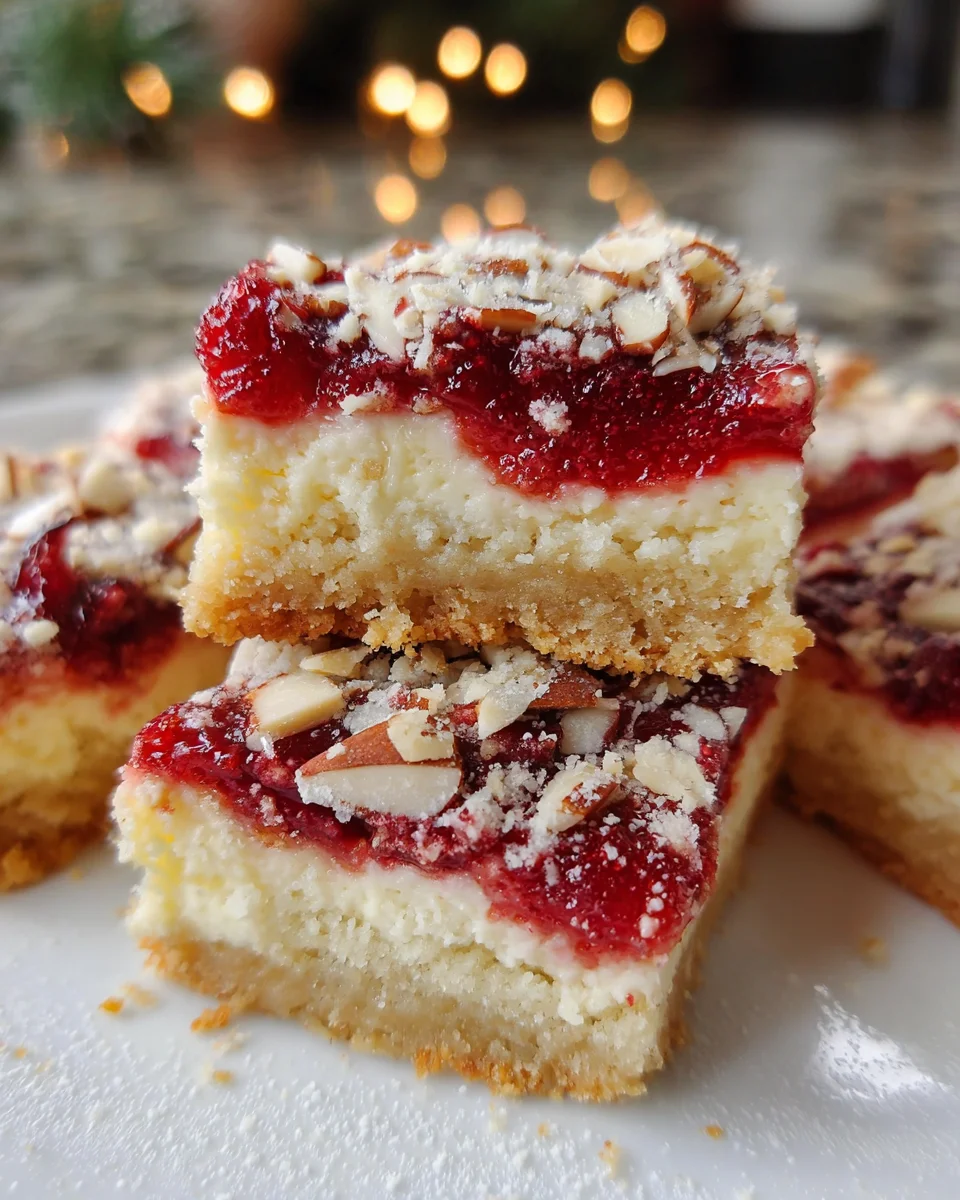 Christmas Cheesecake Bars