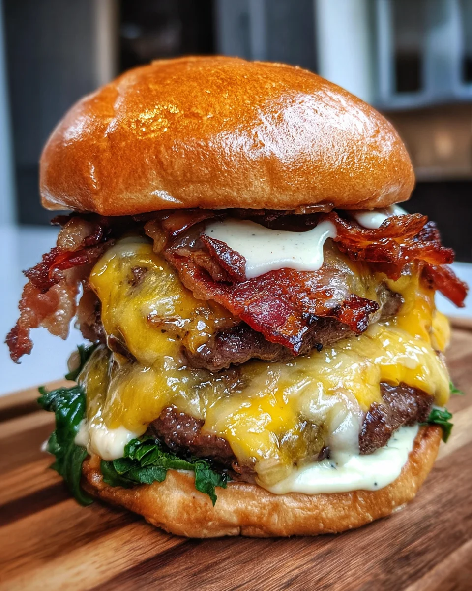 Smash Burgers with Baconnaise Sauce