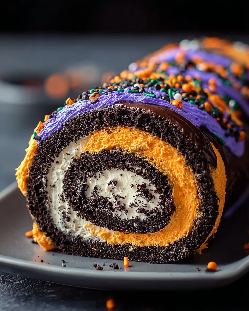 Halloween Oreo Roll