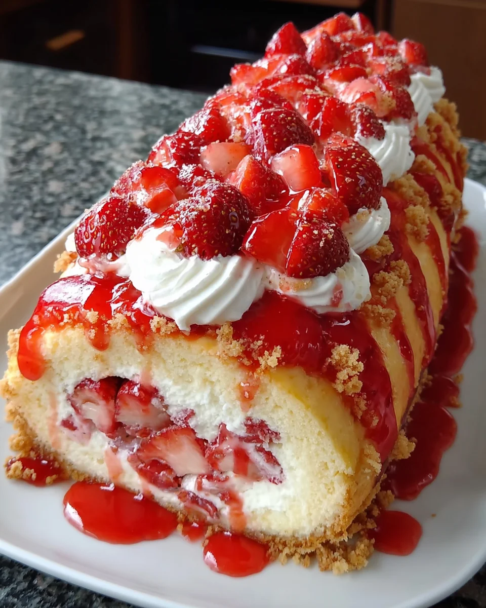 Strawberry Shortcake Cheesecake