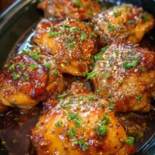 Slow Cooker Brown Sugar Garlic Chicken