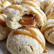 Caramel filled sugar cookies