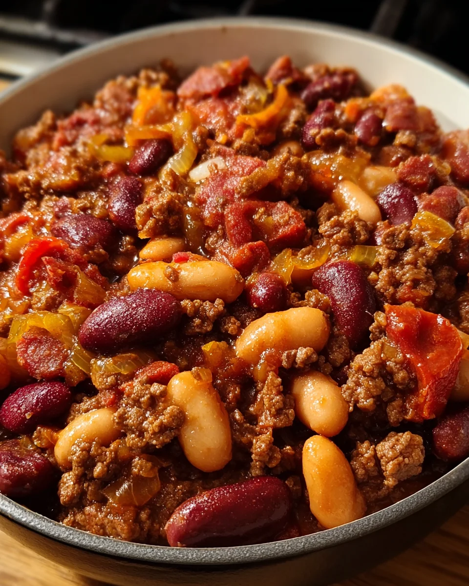 Calico bean casserole bake