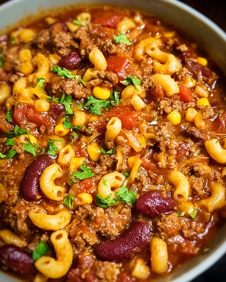 Crockpot Chili Mac