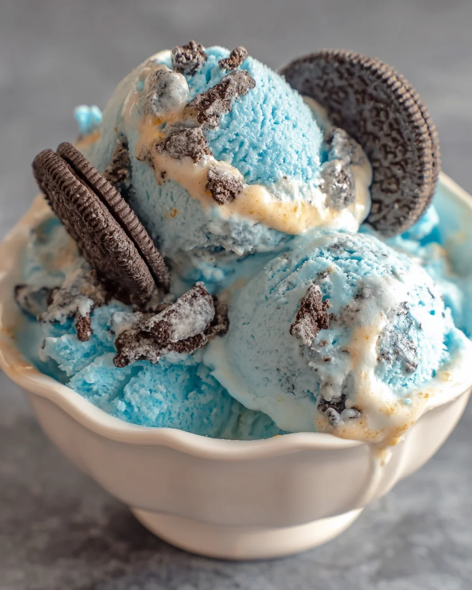Cookie Monster Ice Cream