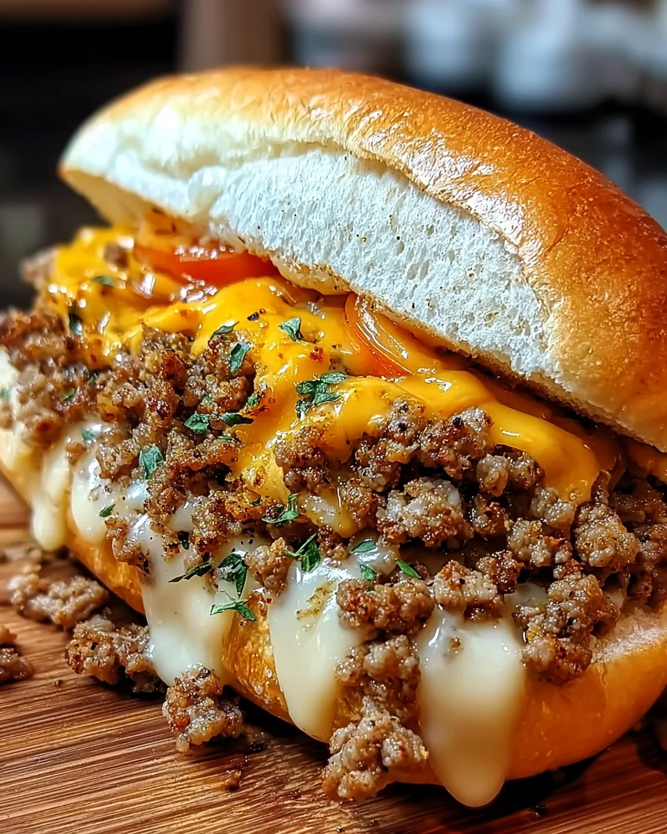 New York Chopped Cheese Sandwich