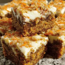 Carrot Cake Cream Cheese Bars