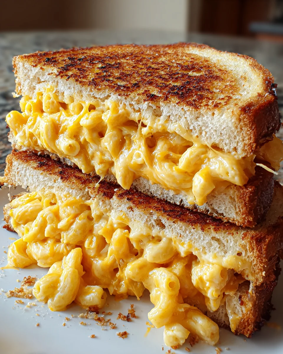 Mac and Cheese Grilled Cheese
