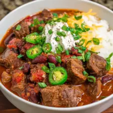 Spicy Steak Chili Bowl
