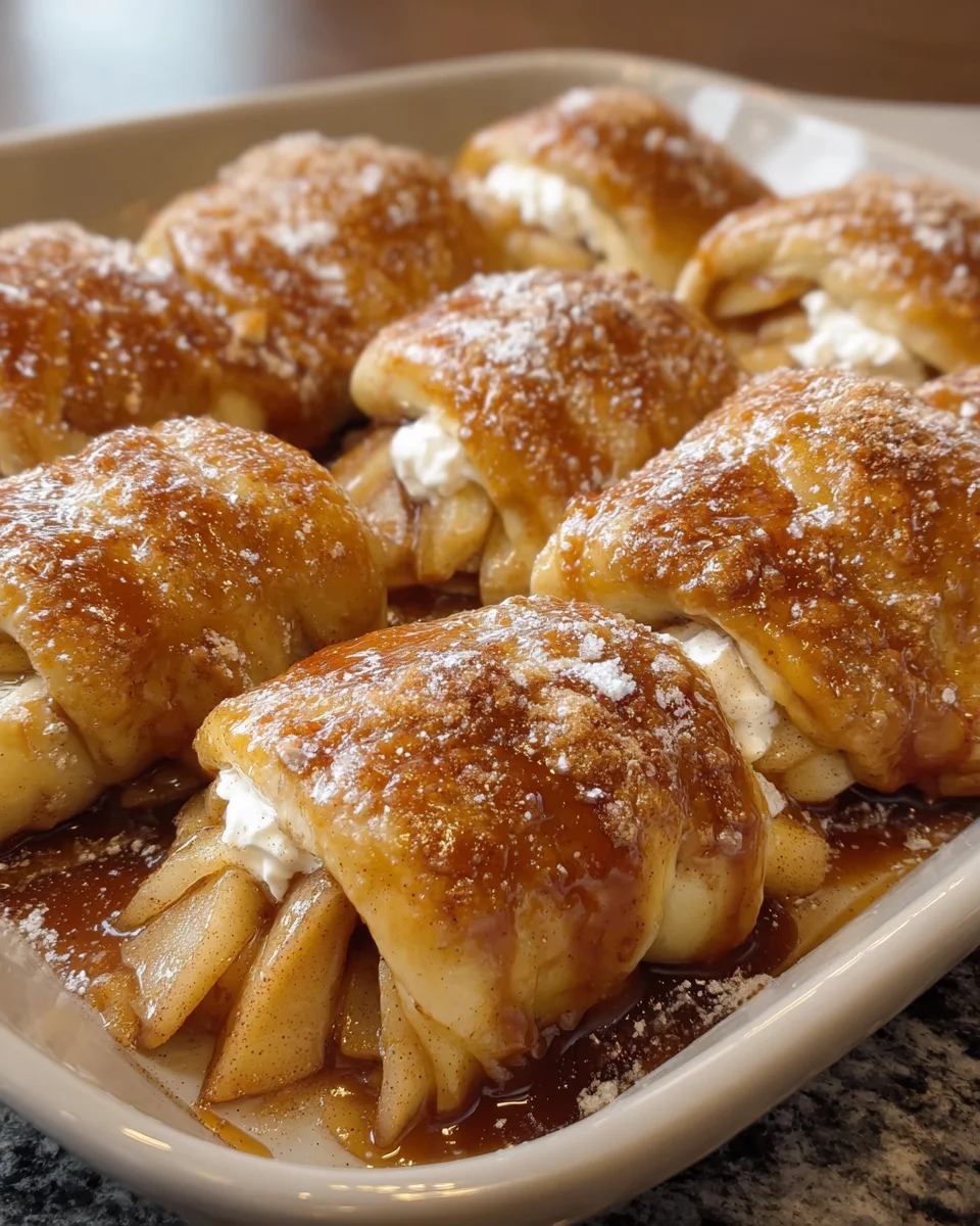 Crescent Roll Apple Dumplings