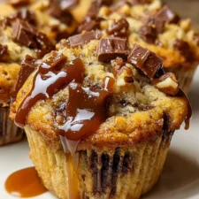 Salted Caramel Chocolate Chunk Muffins
