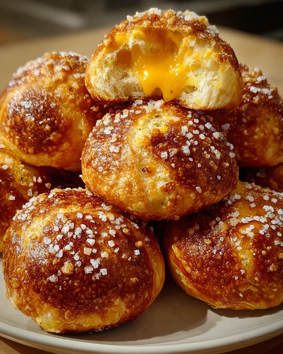 Cheddar Jalapeño Pretzel Bites